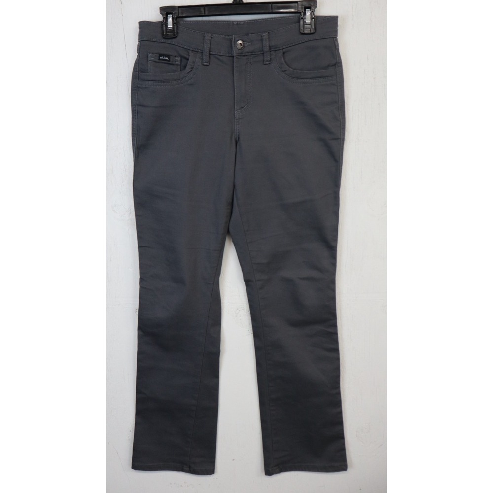 Womens Kuhl Grey Hiking Pants Size 6 Short Cotton Blend Khakis Chino Stretch